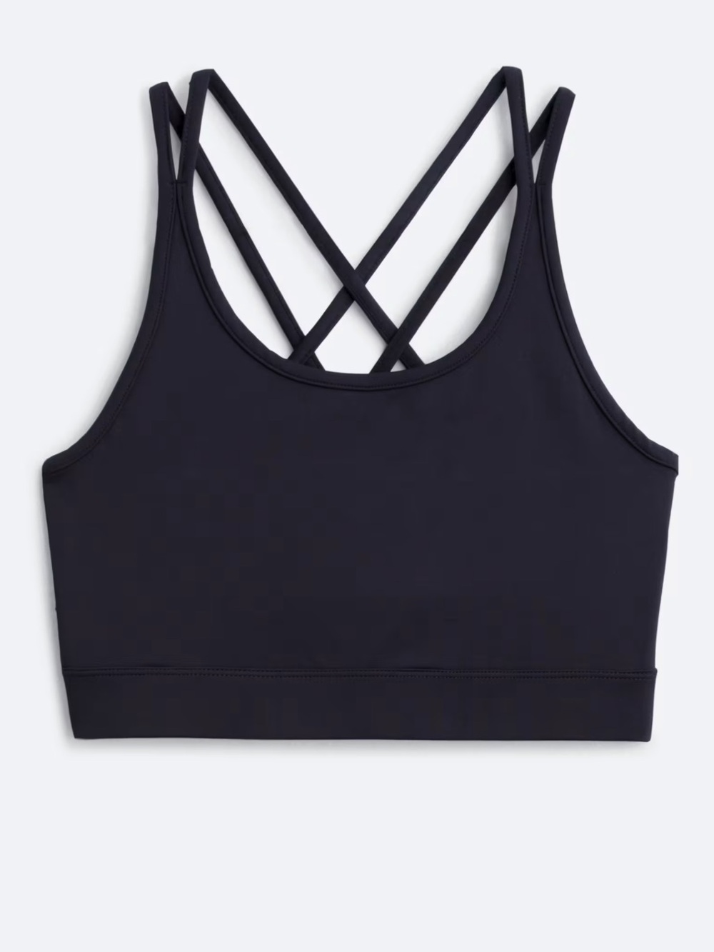 Threads 4 Though Black Strappy Sports Bra XL